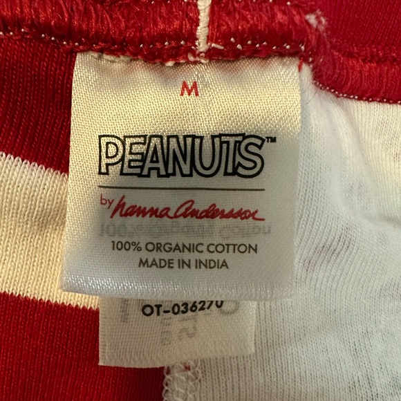 HANNA ANDERSSON Women's Peanuts Holiday Long John Pajama Pants - Sizes M & L - Picture 4 of 8